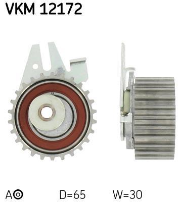 Galet tendeur de courroie de distribution (Galet tendeur de courroie crantée) SKF ref. VKM 12172
